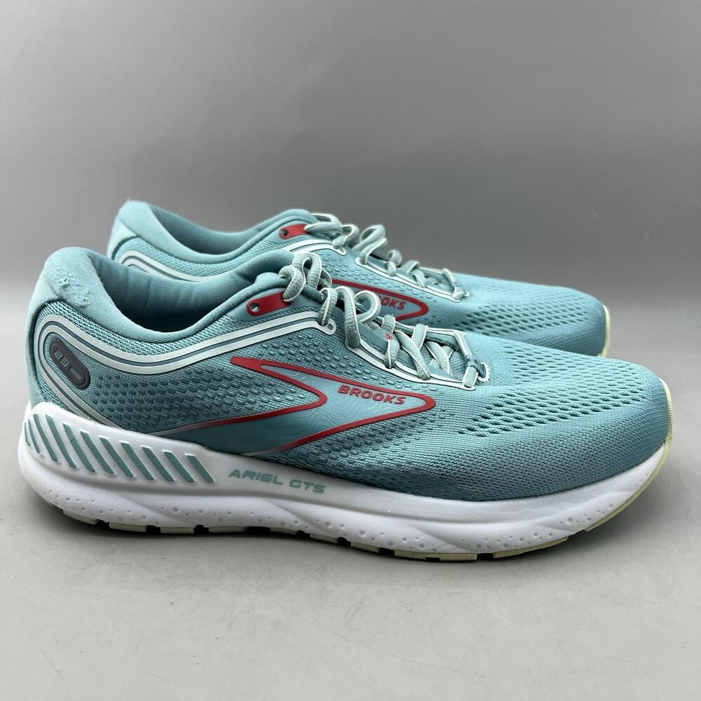 Brooks Ariel GTS 23 Running Shoes Women Size 9 B Blue Mesh Comfort Low Sneakers